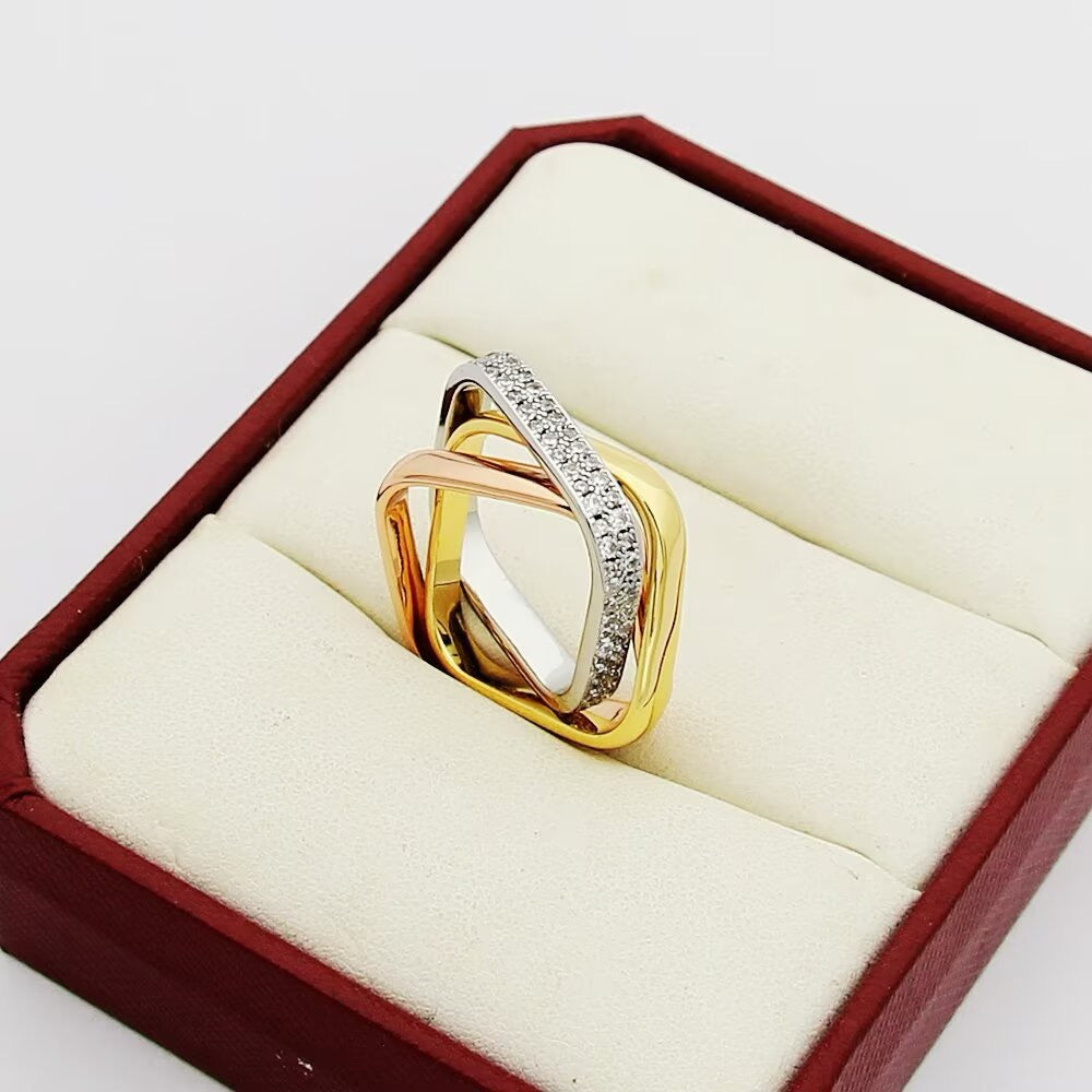 [Limara] TRINITY 3.5MM CUSHION RING COLLECTION