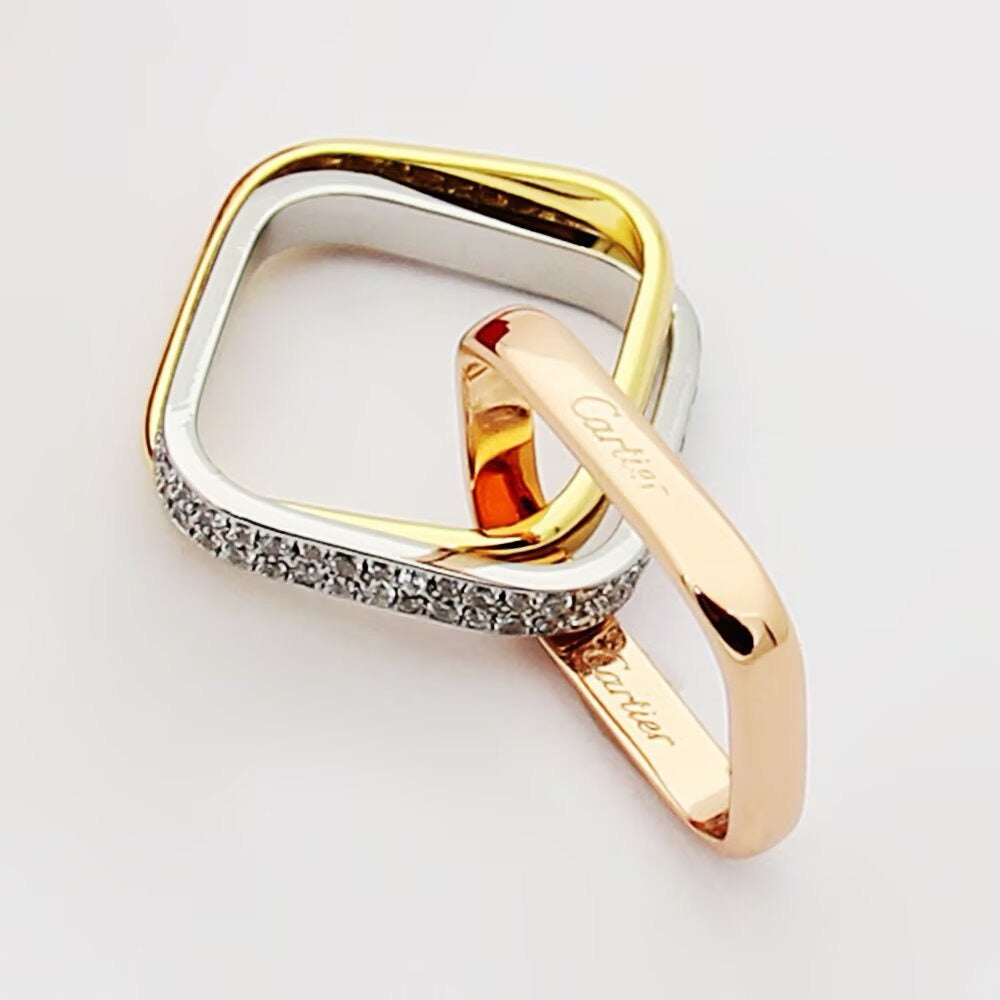 [Limara] TRINITY 3.5MM CUSHION RING COLLECTION
