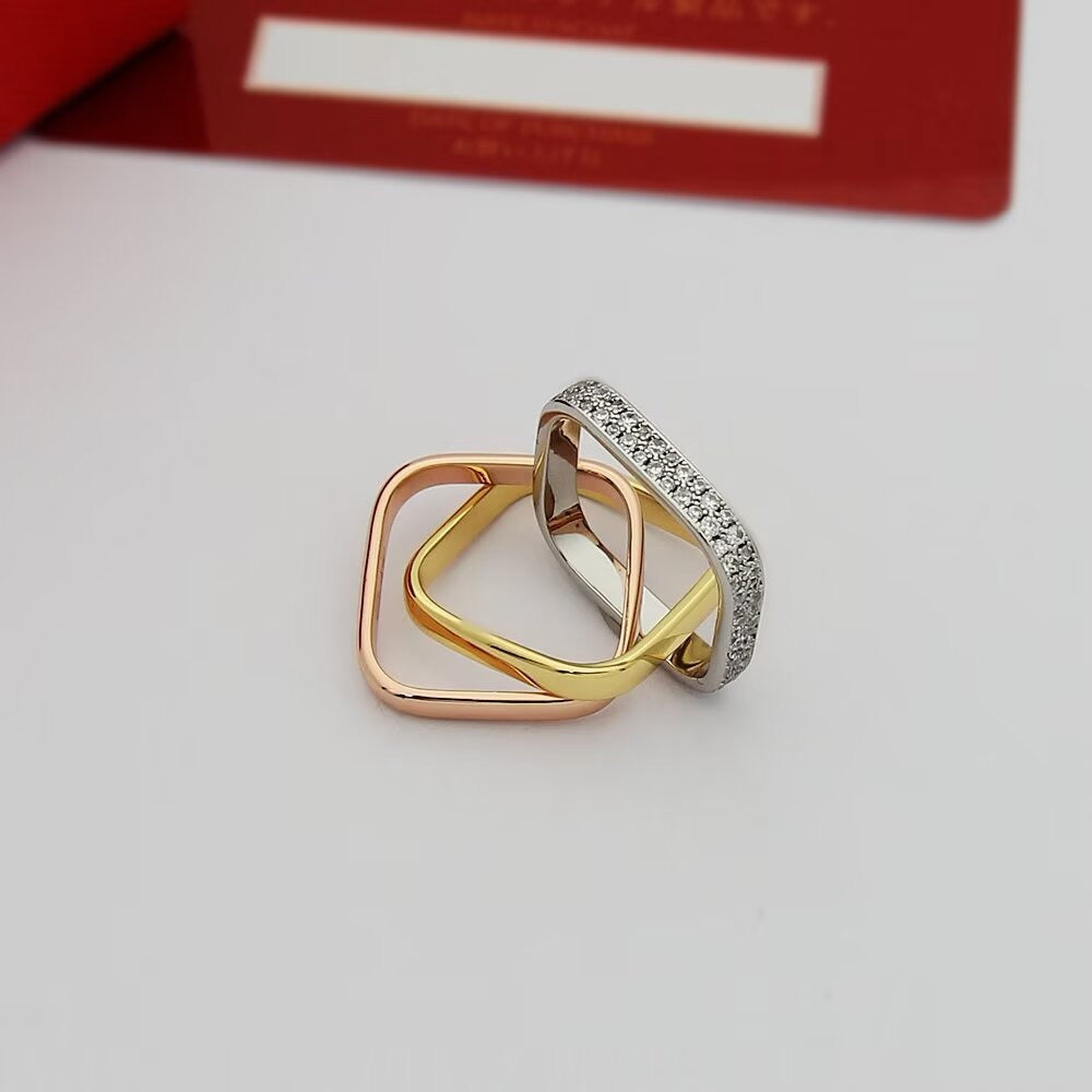 [Limara] TRINITY 3.5MM CUSHION RING COLLECTION