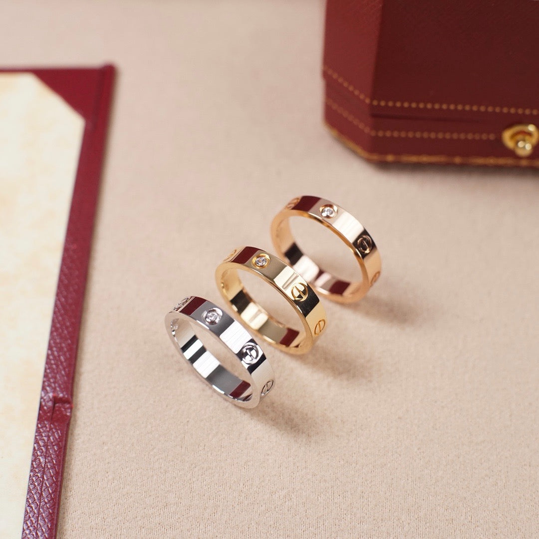 [Limara] LOVE 4MM 1 DIAMOND RING