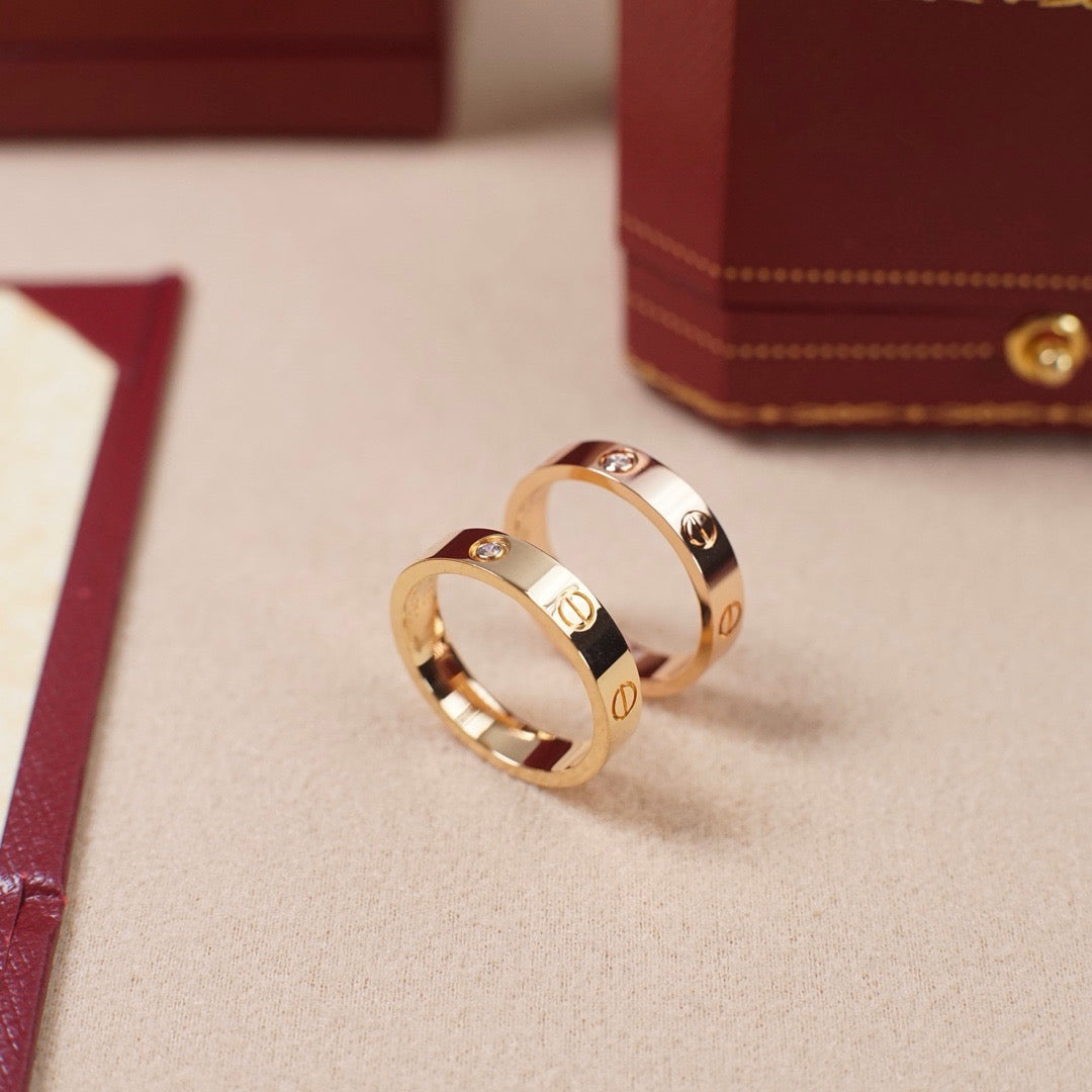 [Limara] LOVE 4MM 1 DIAMOND RING