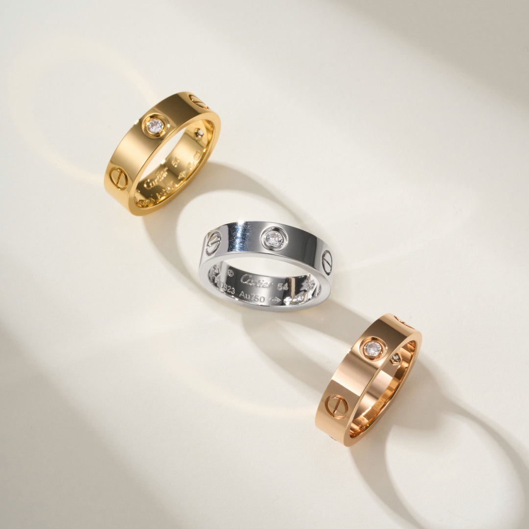[Limara] LOVE 4MM 1 DIAMOND RING