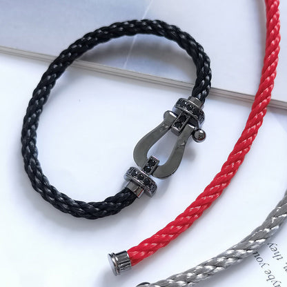 [Limara]FORCE LARGE SERIES BLACK SAMURAI BRACELET