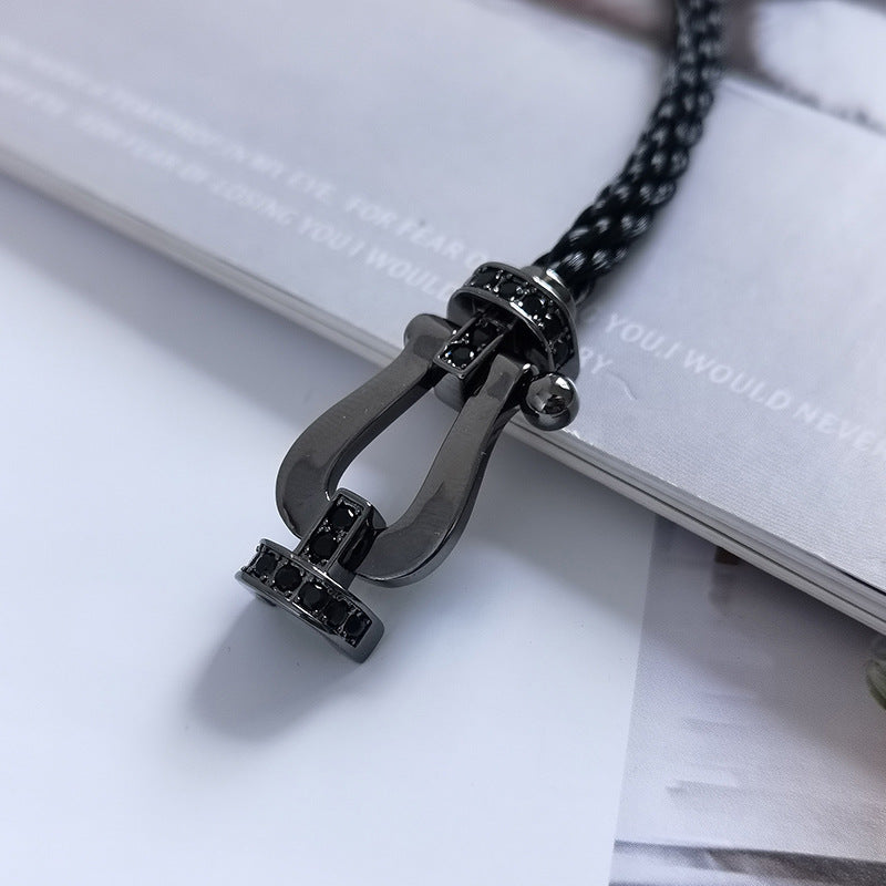 [Limara]FORCE LARGE SERIES BLACK SAMURAI BRACELET