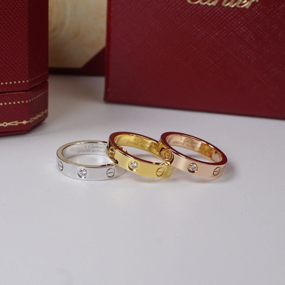 [Limara] LOVE 4MM 1 DIAMOND RING