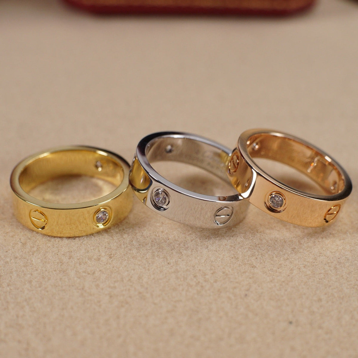 [Limara] LOVE 5.5MM 3 DIAMOND RING