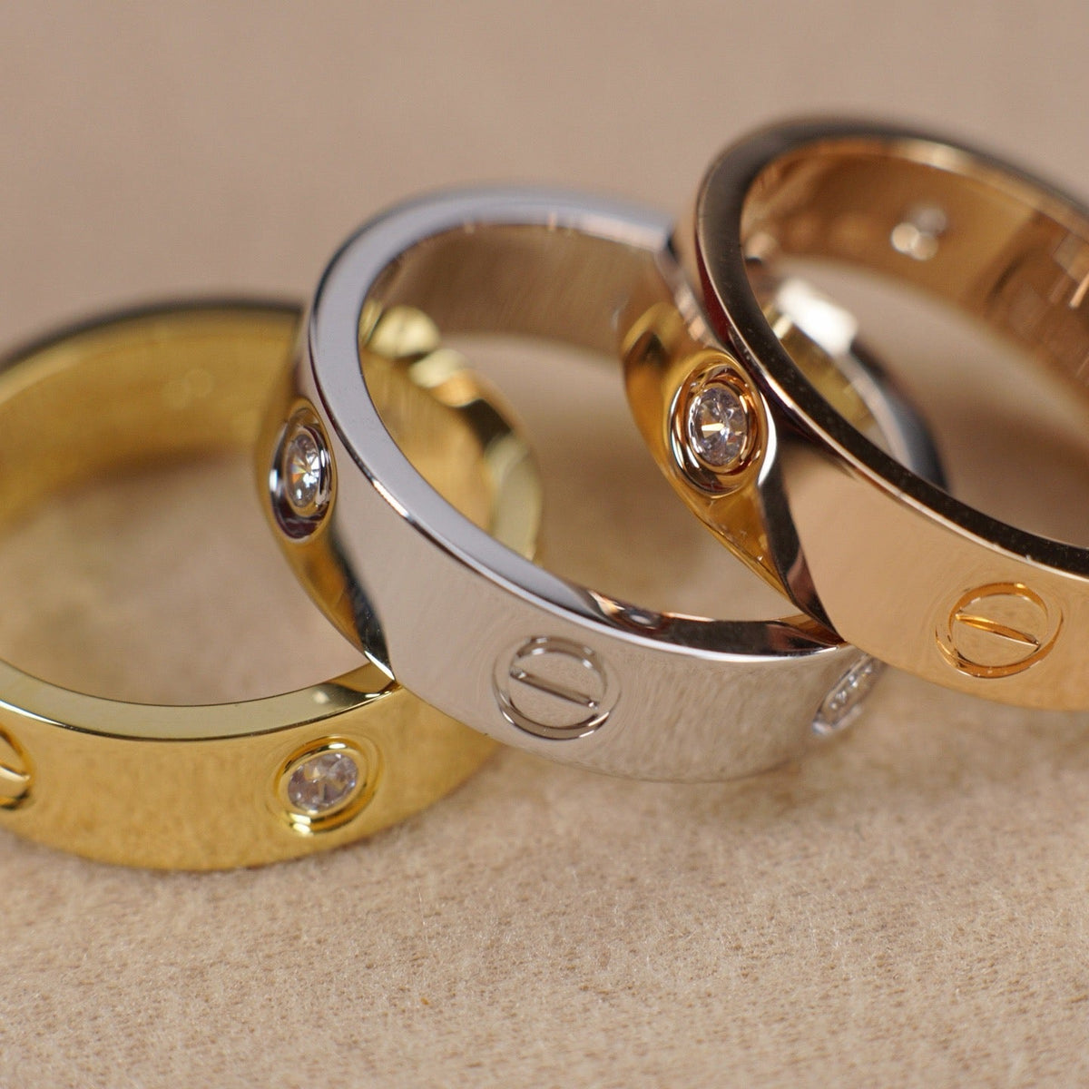 [Limara] LOVE 5.5MM 3 DIAMOND RING