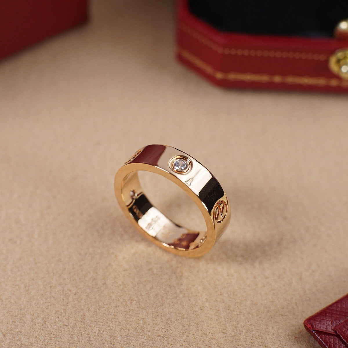 [Limara] LOVE 5.5MM 3 DIAMOND RING