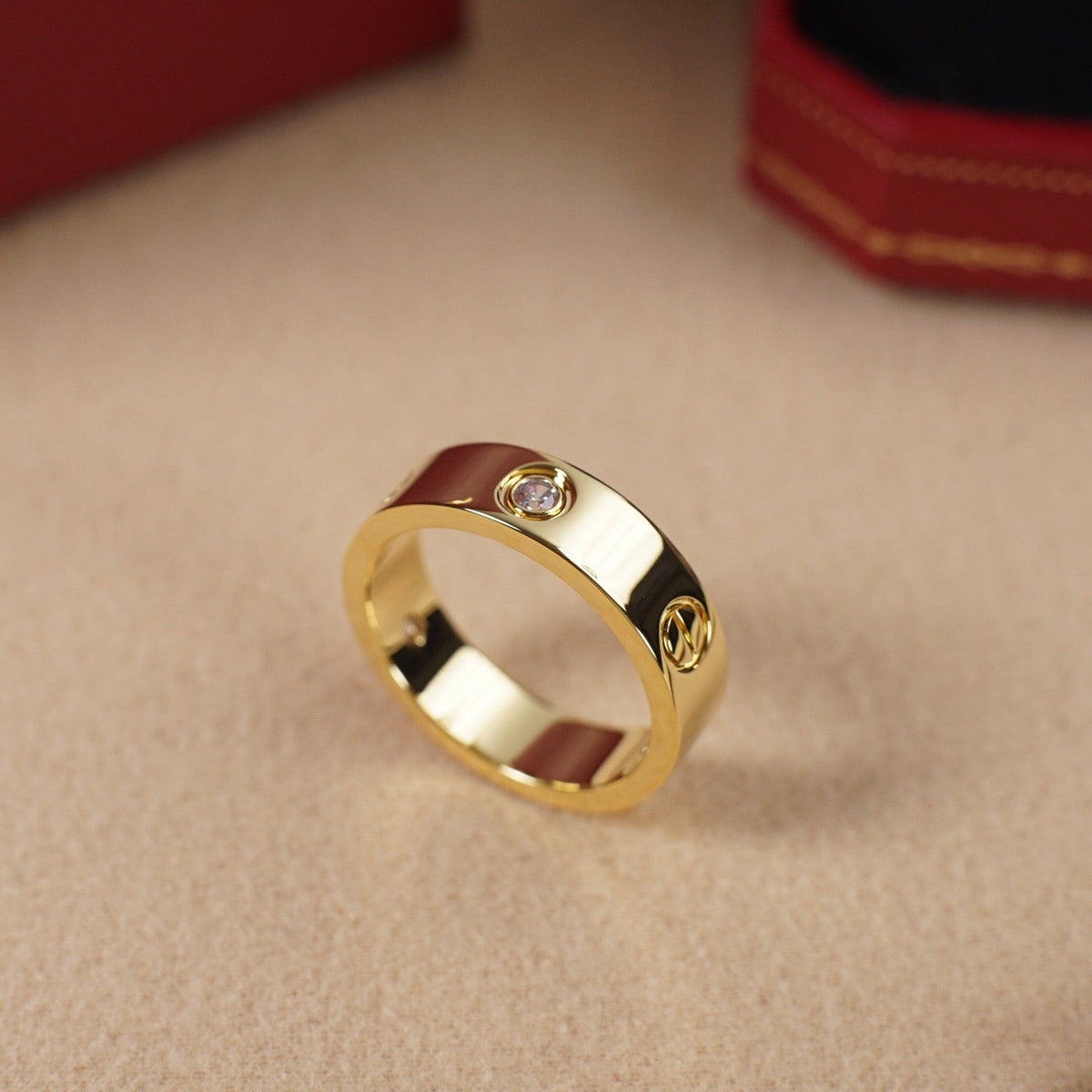 [Limara] LOVE 5.5MM 3 DIAMOND RING