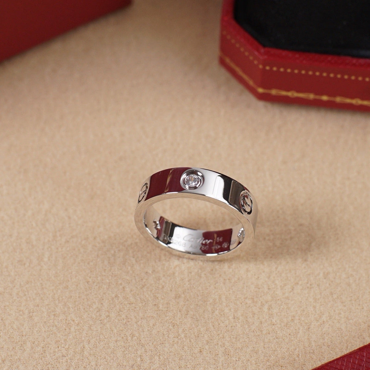 [Limara] LOVE 5.5MM 3 DIAMOND RING