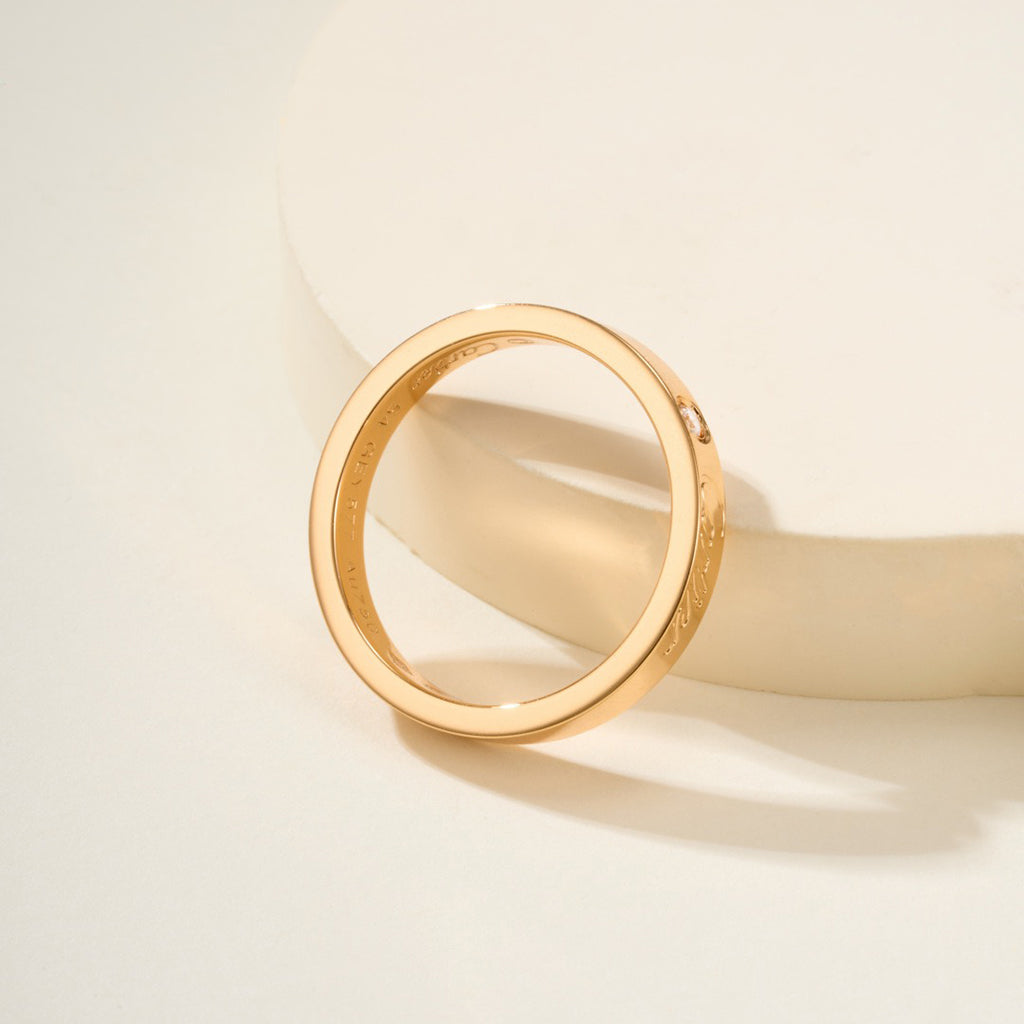 [Limara] LOVE RING 4MM 1 DIAMOND