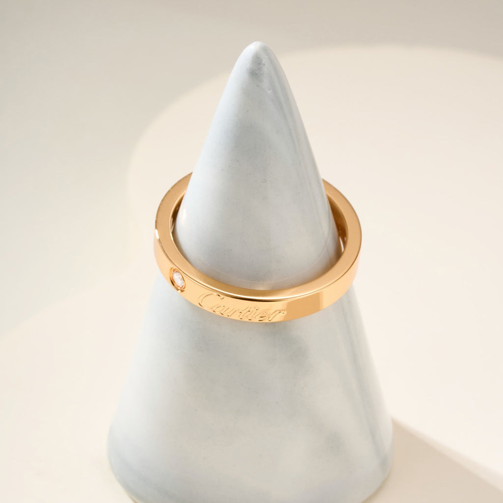 [Limara] LOVE RING 4MM 1 DIAMOND