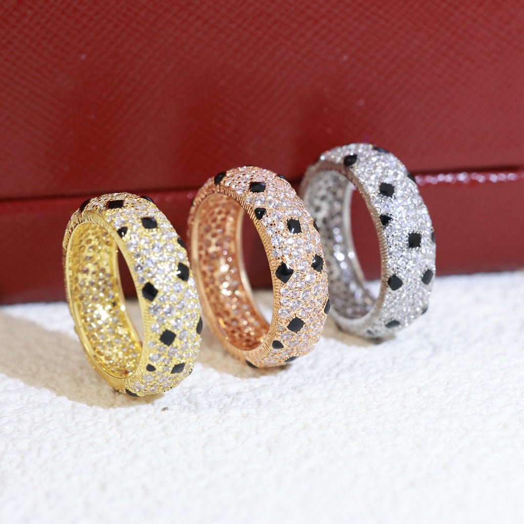 [Limara] PANTHERE SPOTTED FULL DIAMOND RING