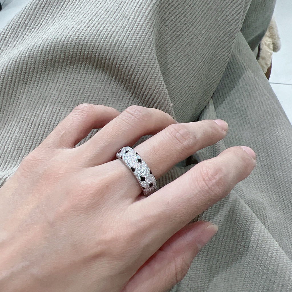 [Limara] PANTHERE SPOTTED FULL DIAMOND RING