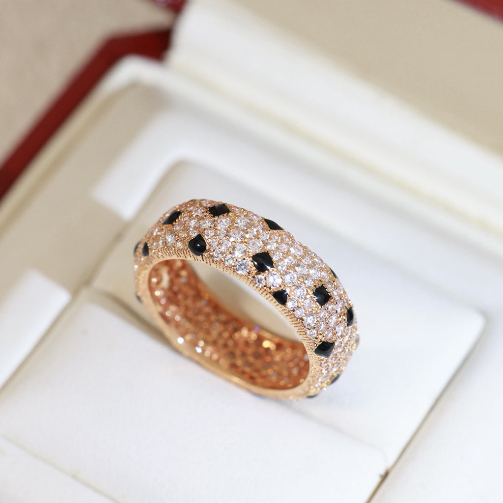 [Limara] PANTHERE SPOTTED FULL DIAMOND RING