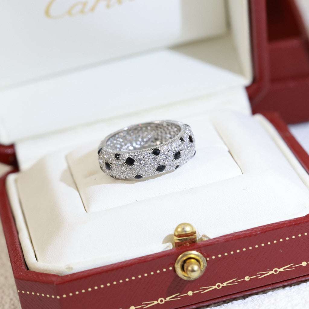 [Limara] PANTHERE SPOTTED FULL DIAMOND RING