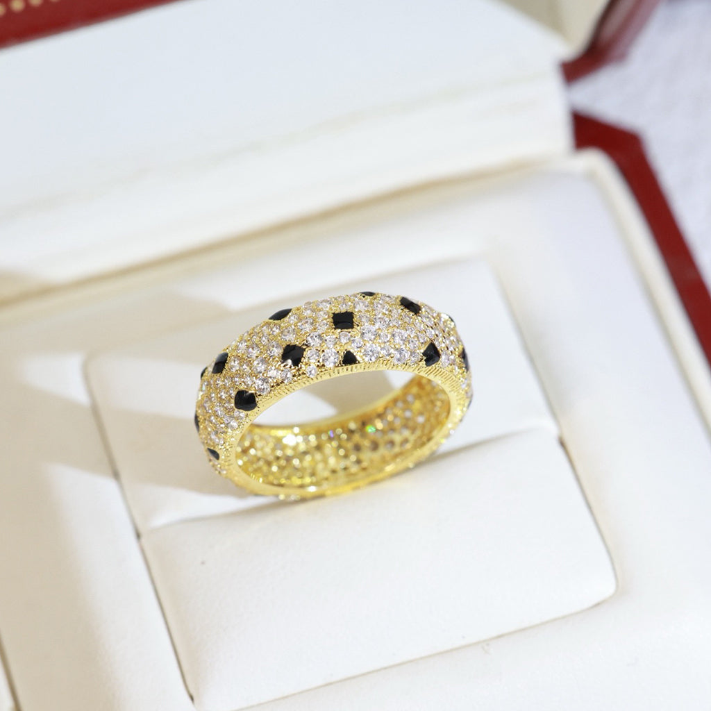 [Limara] PANTHERE SPOTTED FULL DIAMOND RING