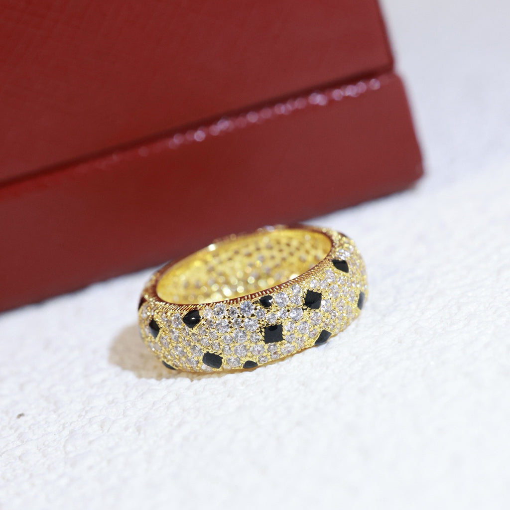 [Limara] PANTHERE SPOTTED FULL DIAMOND RING