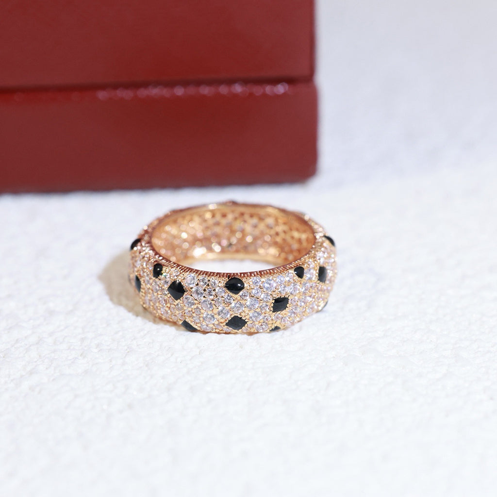 [Limara] PANTHERE SPOTTED FULL DIAMOND RING