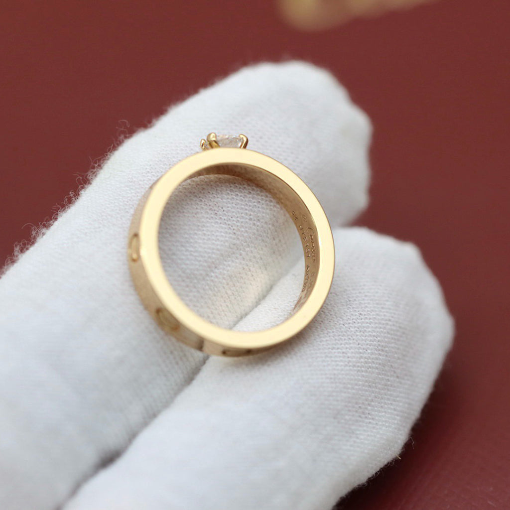 [Limara] LOVE RING 3.6MM 1 BIG DIAMOND