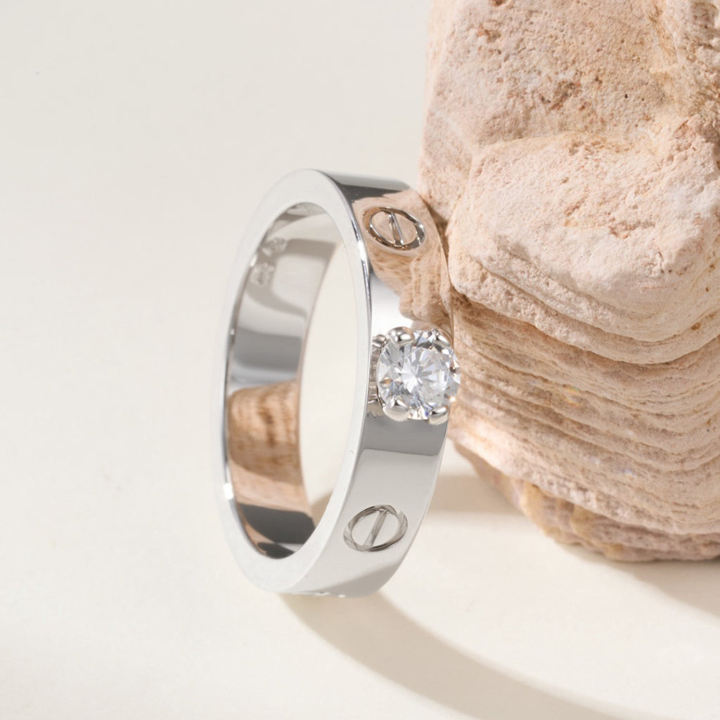 [Limara] LOVE RING 3.6MM 1 BIG DIAMOND