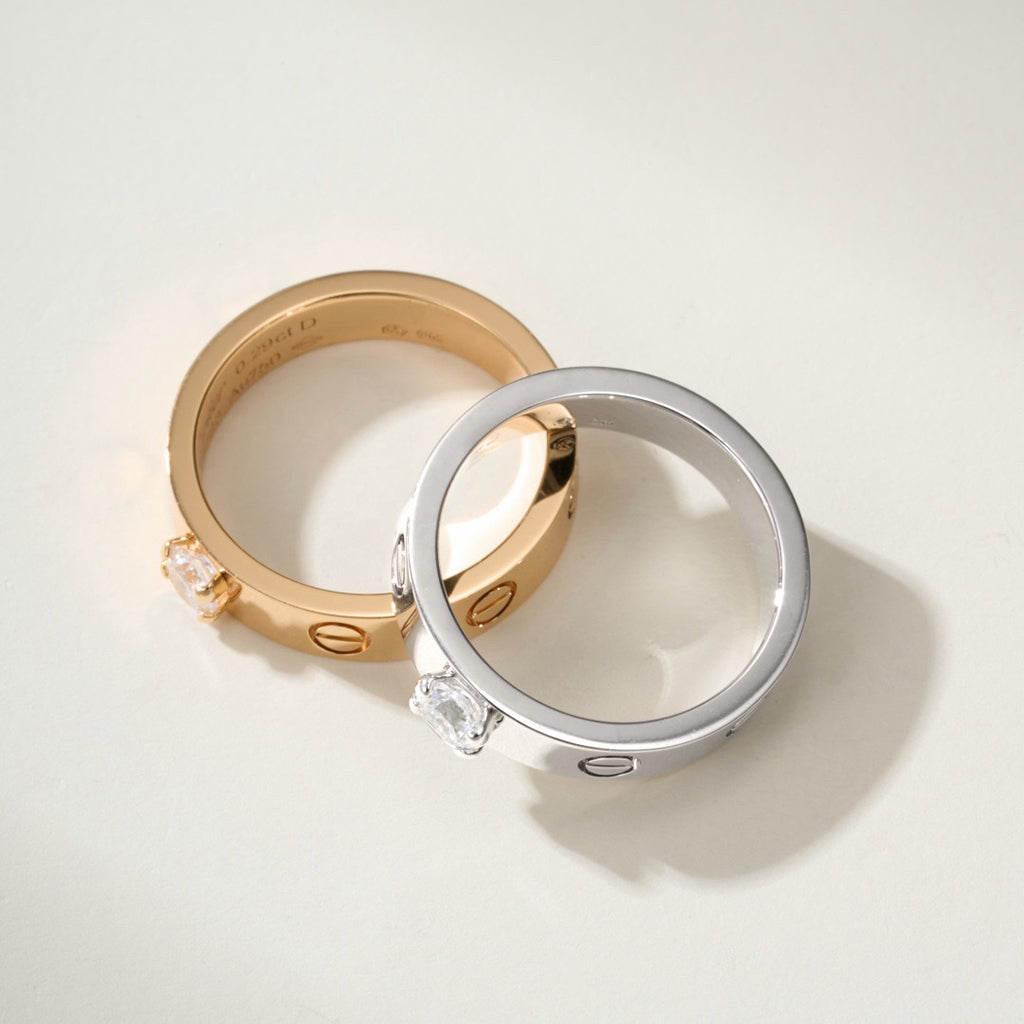 [Limara] LOVE RING 3.6MM 1 BIG DIAMOND