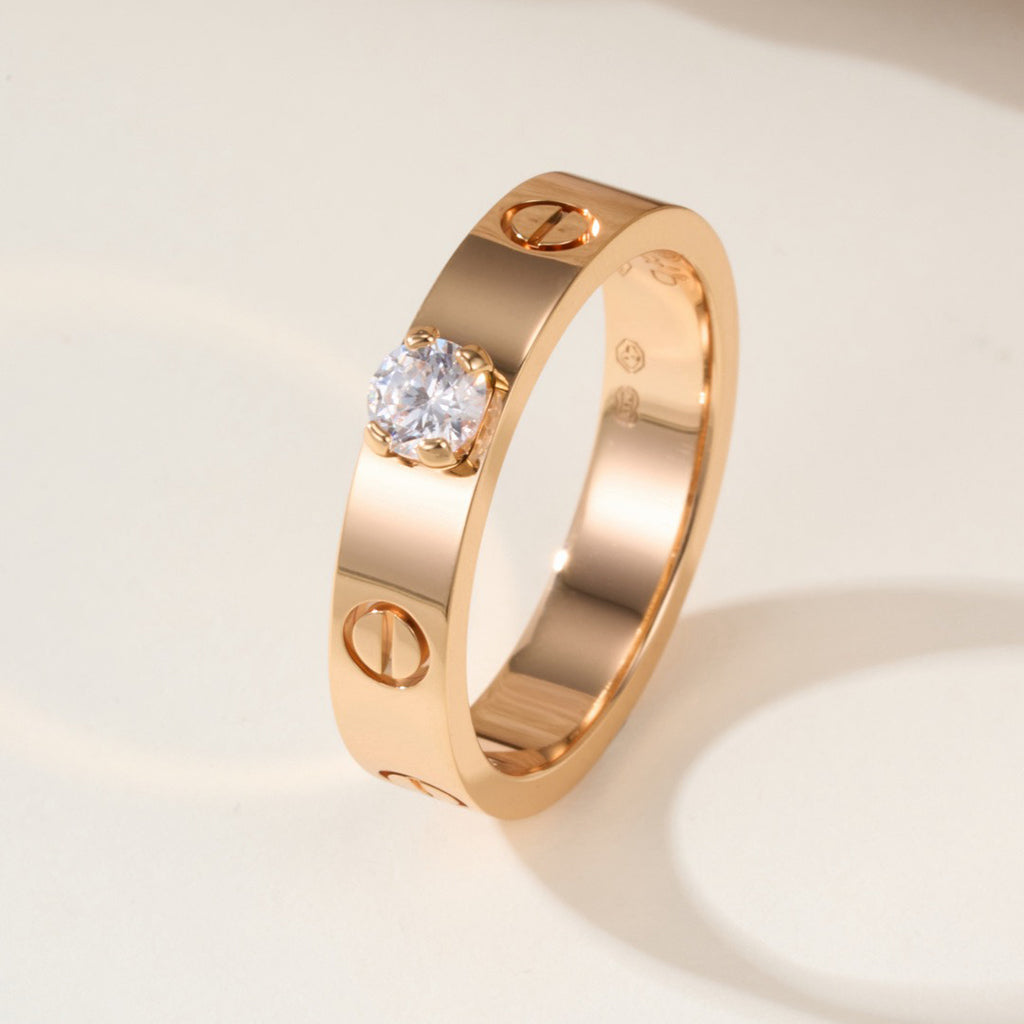 [Limara] LOVE RING 3.6MM 1 BIG DIAMOND