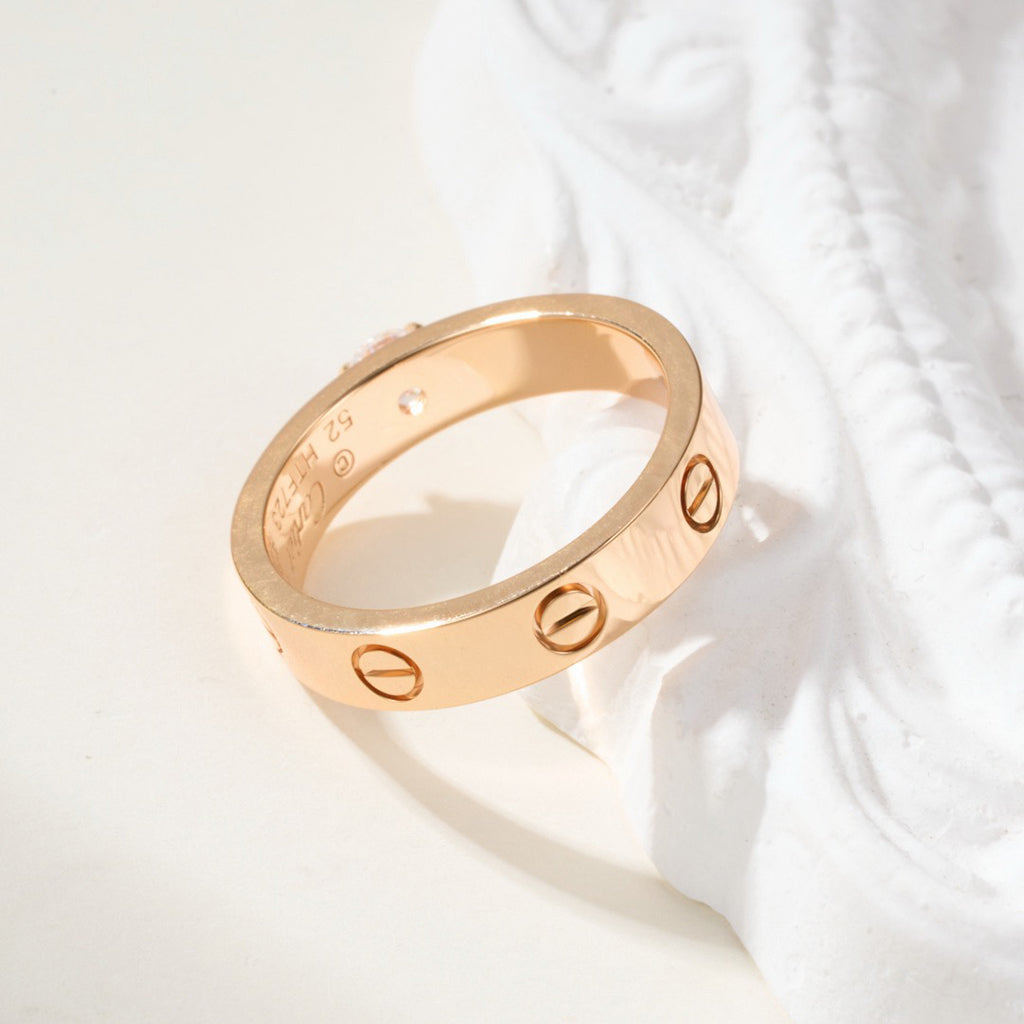 [Limara] LOVE RING 3.6MM 1 BIG DIAMOND