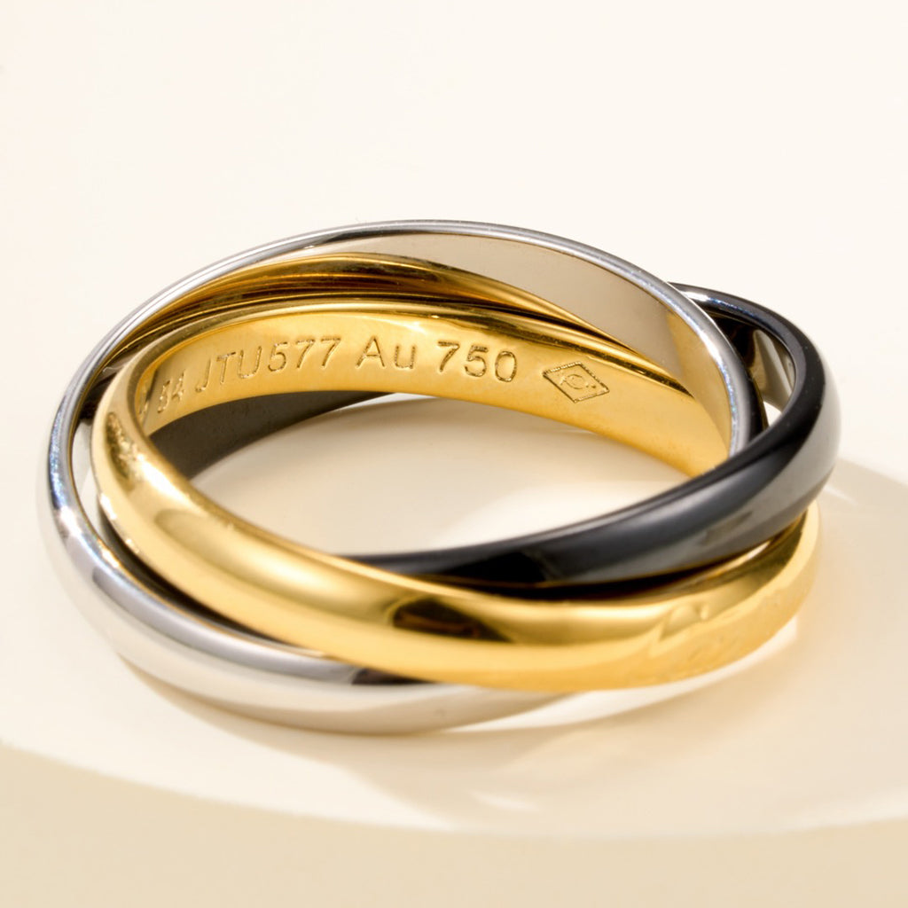 [Limara] TRINITY 3.2MM RING BLACK CERAMIC