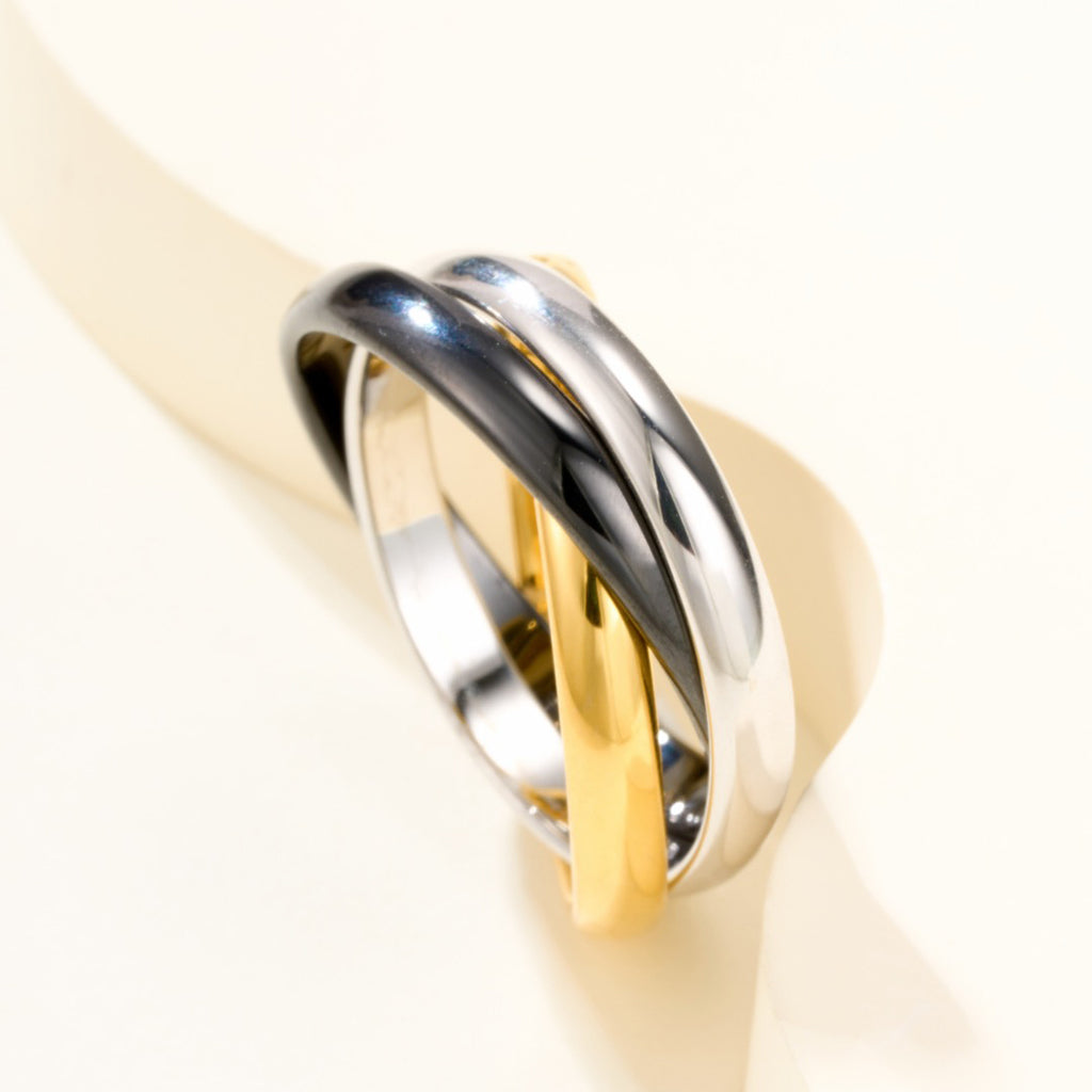 [Limara] TRINITY 3.2MM RING BLACK CERAMIC