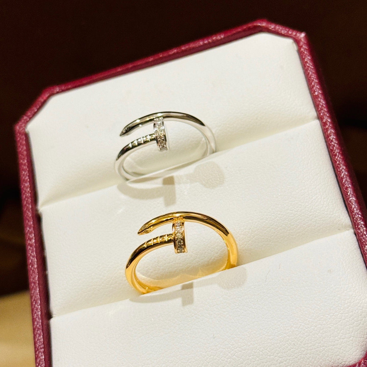 [Limara] JUSTE 1.8MM HALF DIAMOND RING