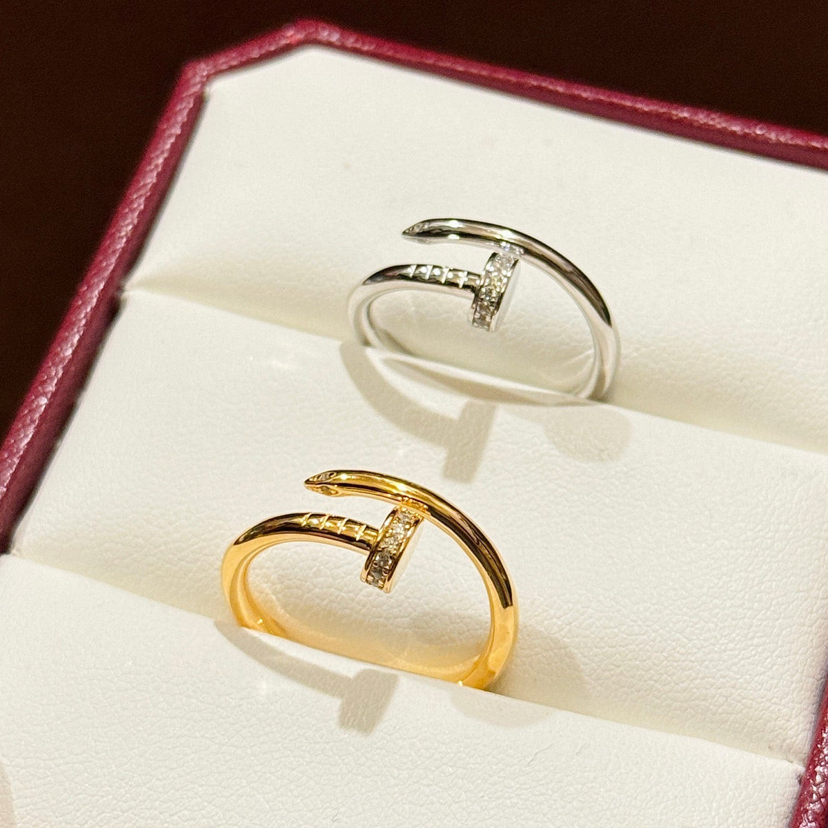 [Limara] JUSTE 1.8MM HALF DIAMOND RING