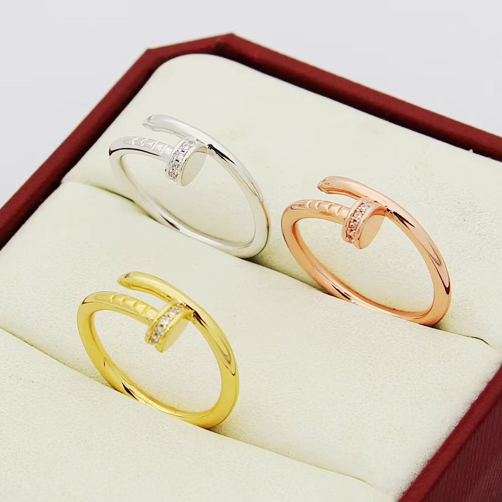 [Limara] JUSTE 1.8MM HALF DIAMOND RING
