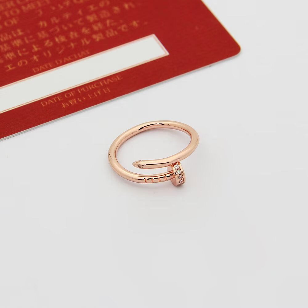 [Limara] JUSTE 1.8MM HALF DIAMOND RING