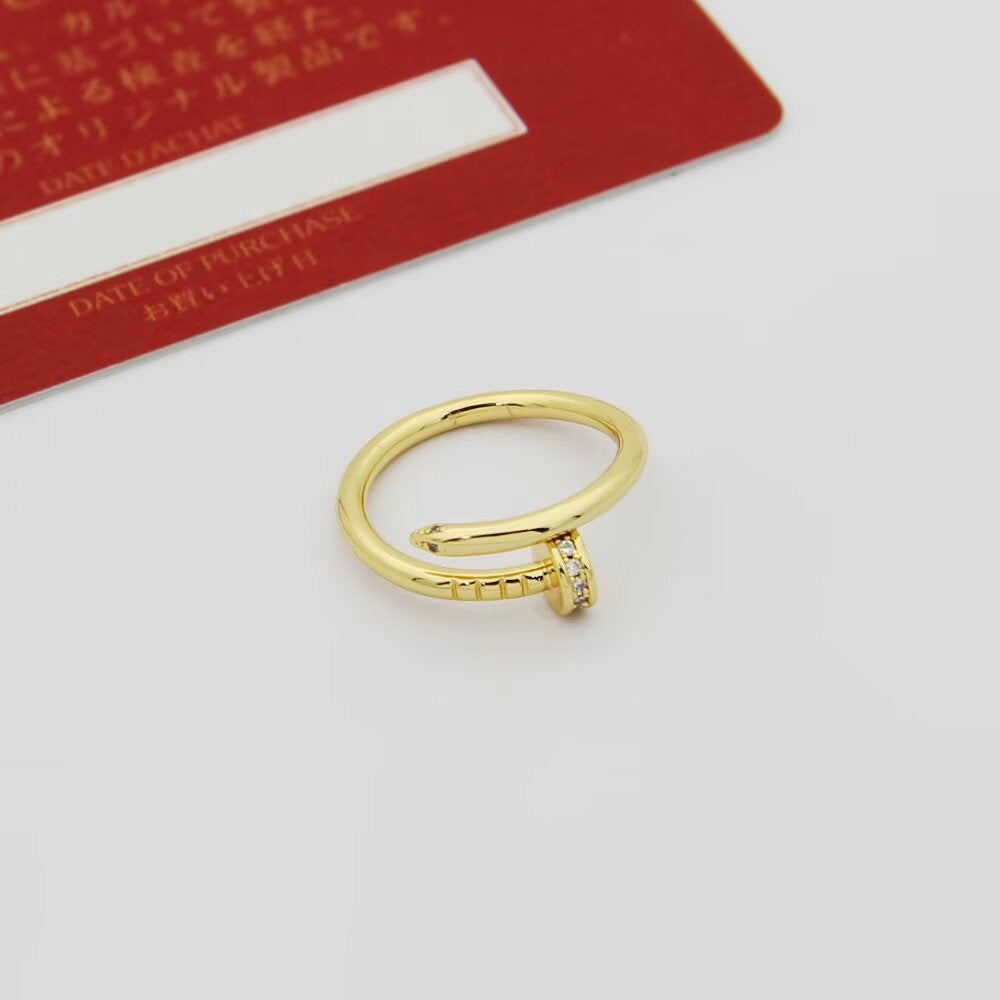 [Limara] JUSTE 1.8MM HALF DIAMOND RING
