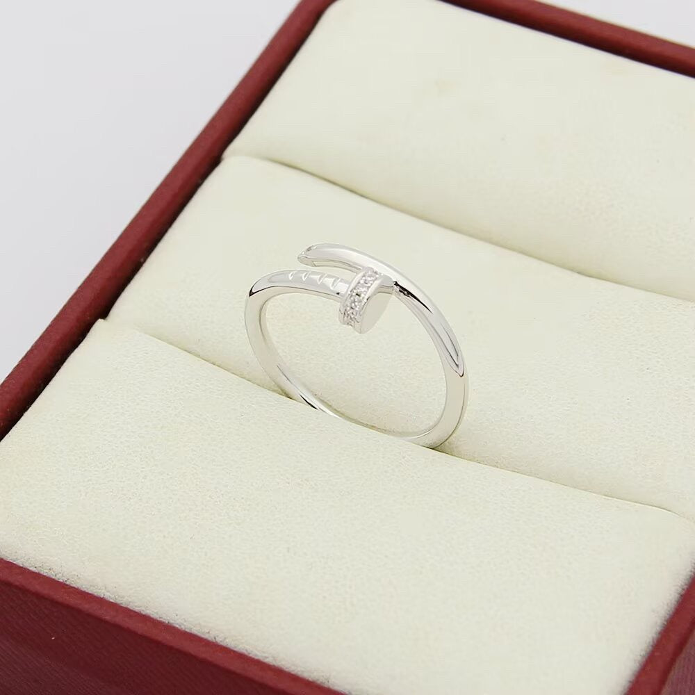 [Limara] JUSTE 1.8MM HALF DIAMOND RING