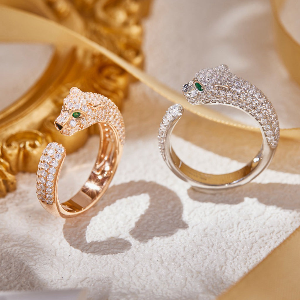 [Limara] PANTHERE FULL DIAMOND SMALL RING