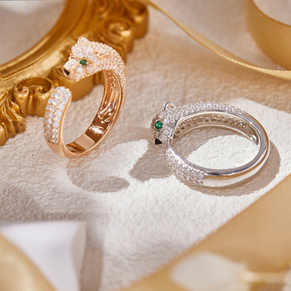 [Limara] PANTHERE FULL DIAMOND SMALL RING
