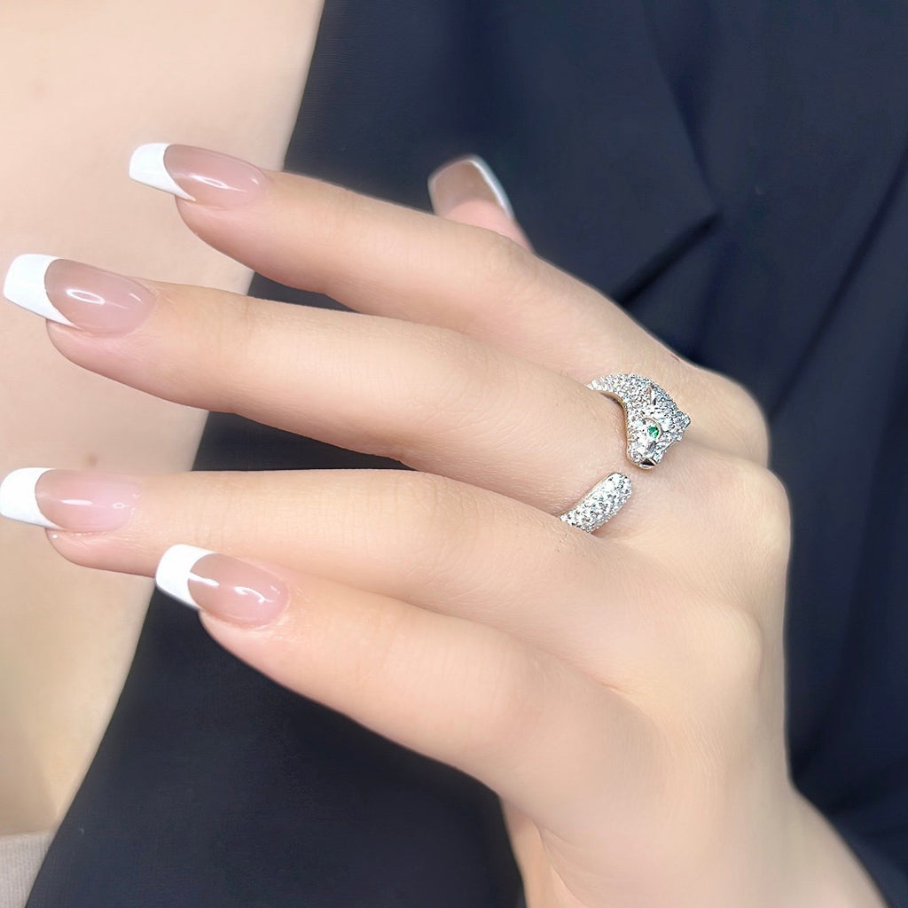 [Limara] PANTHERE FULL DIAMOND SMALL RING