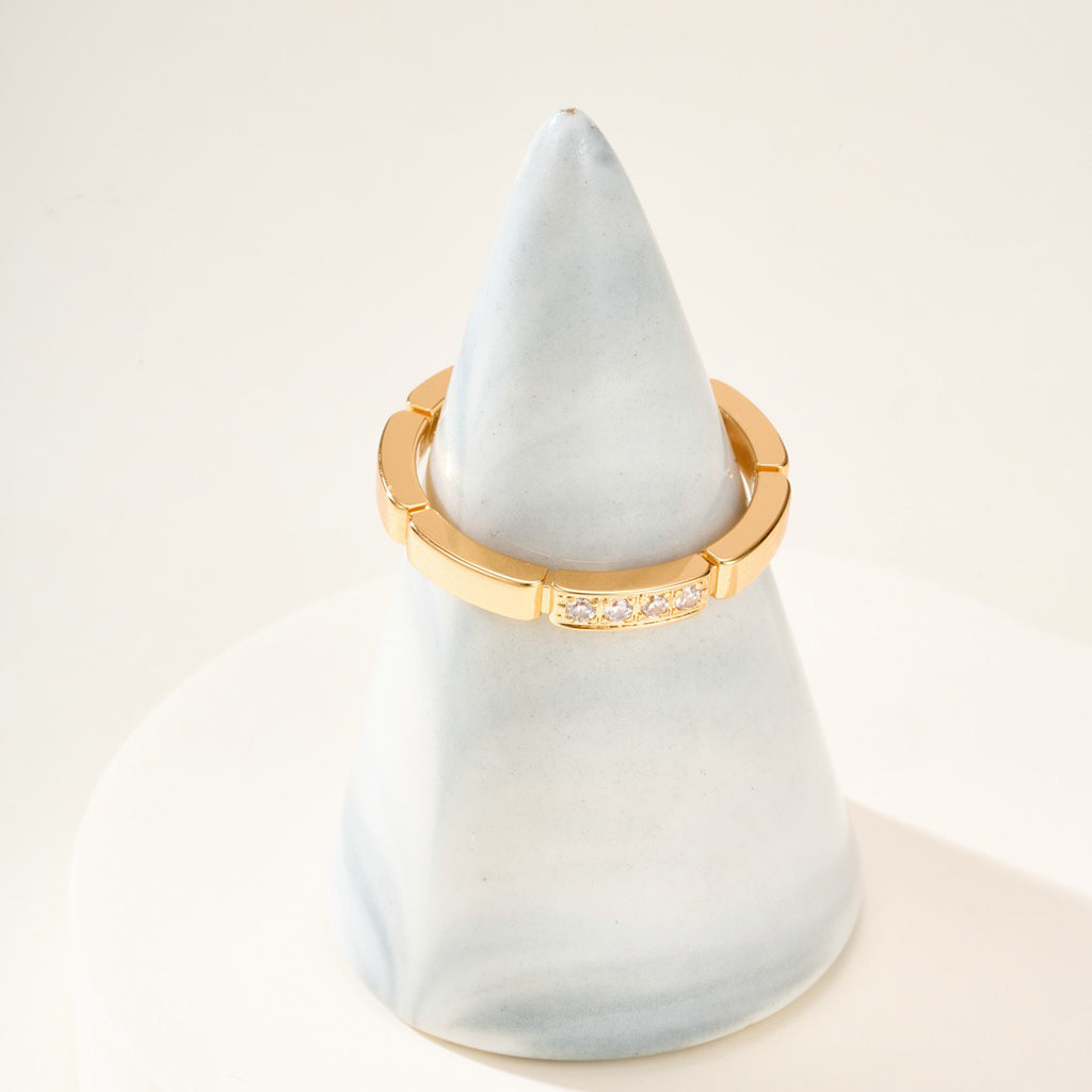 [Limara] MAILLON PANTHERE 4 DIAMOND RING