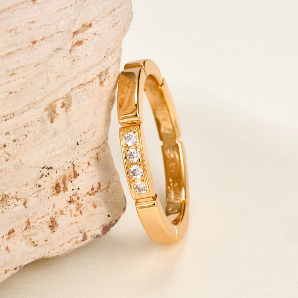 [Limara] MAILLON PANTHERE 4 DIAMOND RING