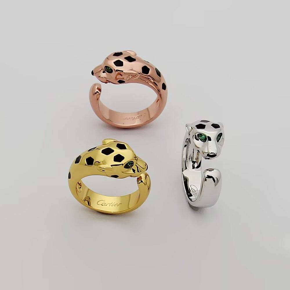 [Limara] PANTHERE SPOTTED MEDIUM RING