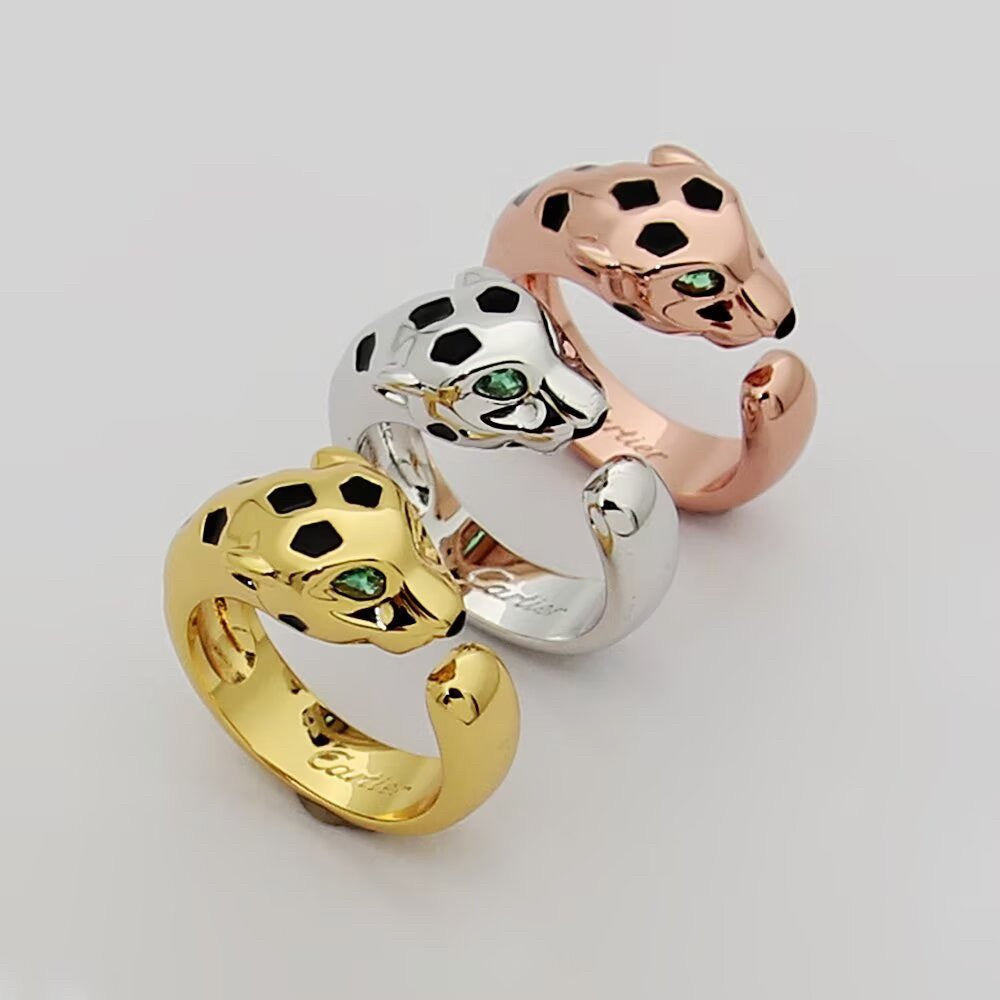 [Limara] PANTHERE SPOTTED MEDIUM RING