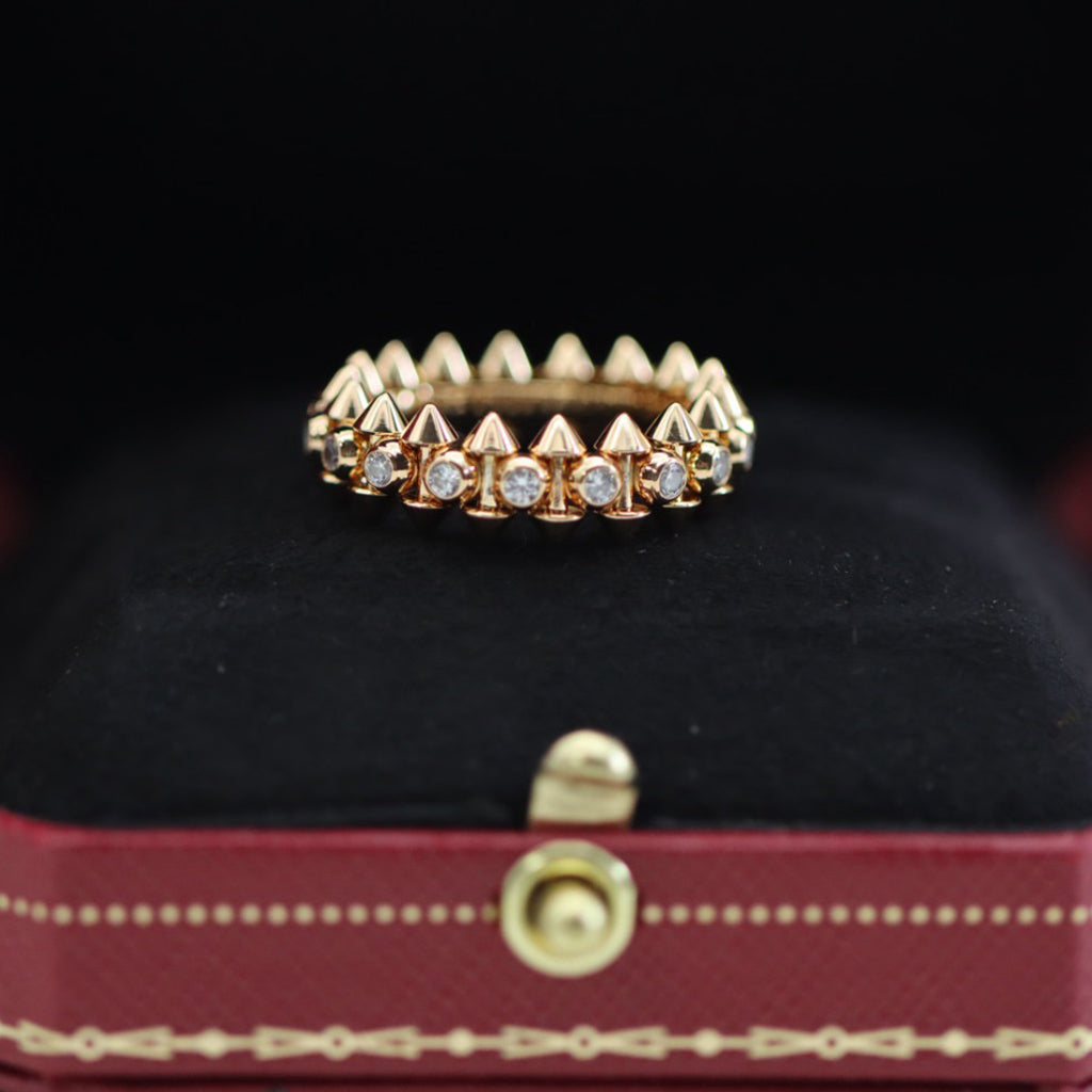 [Limara] CLASH 6.8MM DIAMOND MEDIUM RING
