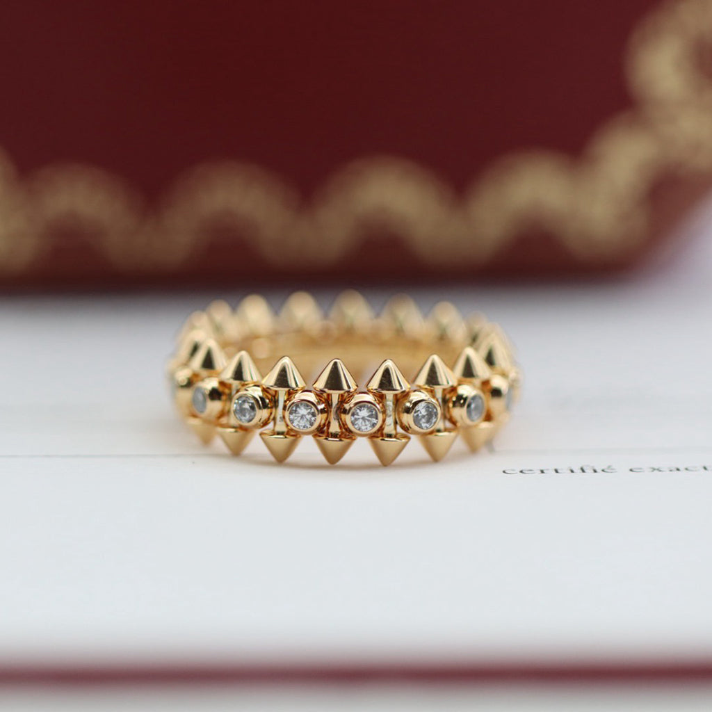 [Limara] CLASH 6.8MM DIAMOND MEDIUM RING