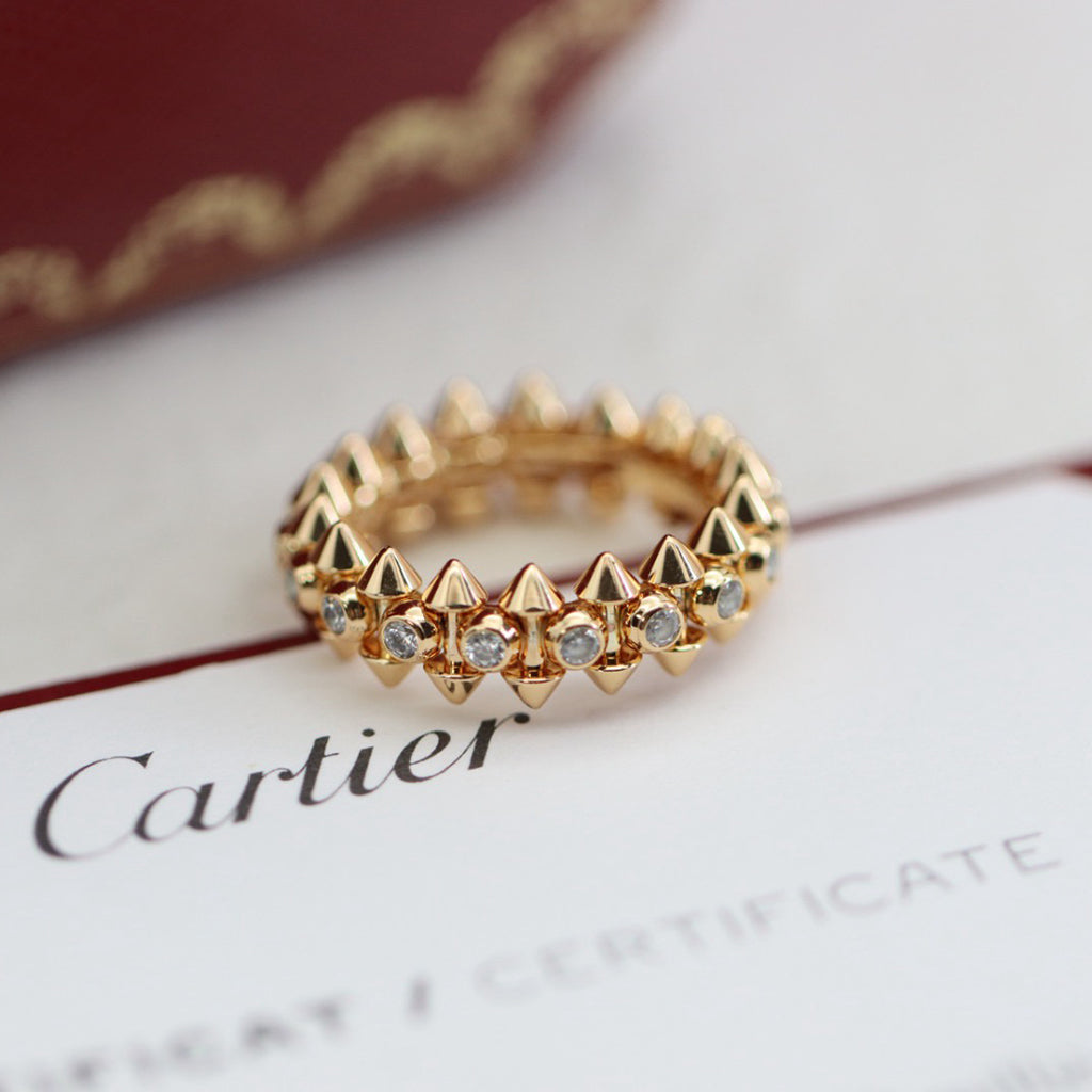 [Limara] CLASH 6.8MM DIAMOND MEDIUM RING