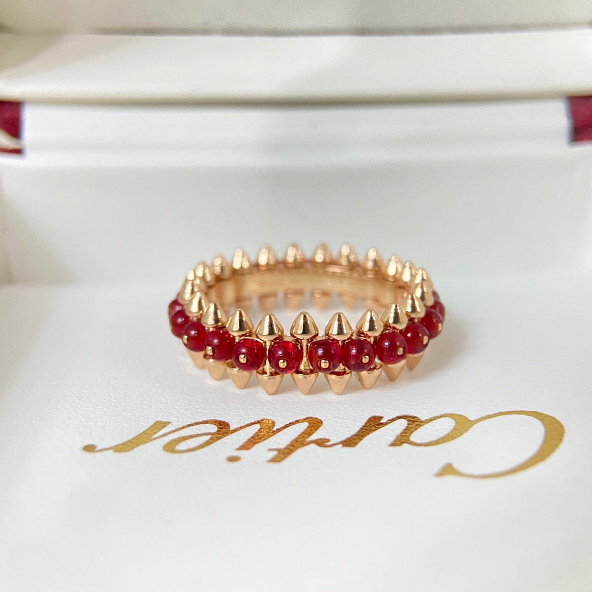 [Limara] CLASH 7.9MM AGATE CHALCEDONY RING