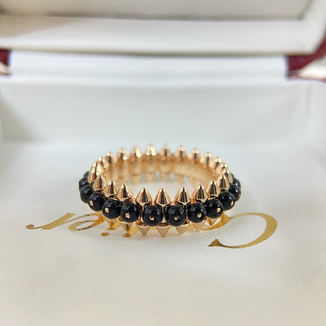 [Limara] CLASH 7.9MM AGATE CHALCEDONY RING
