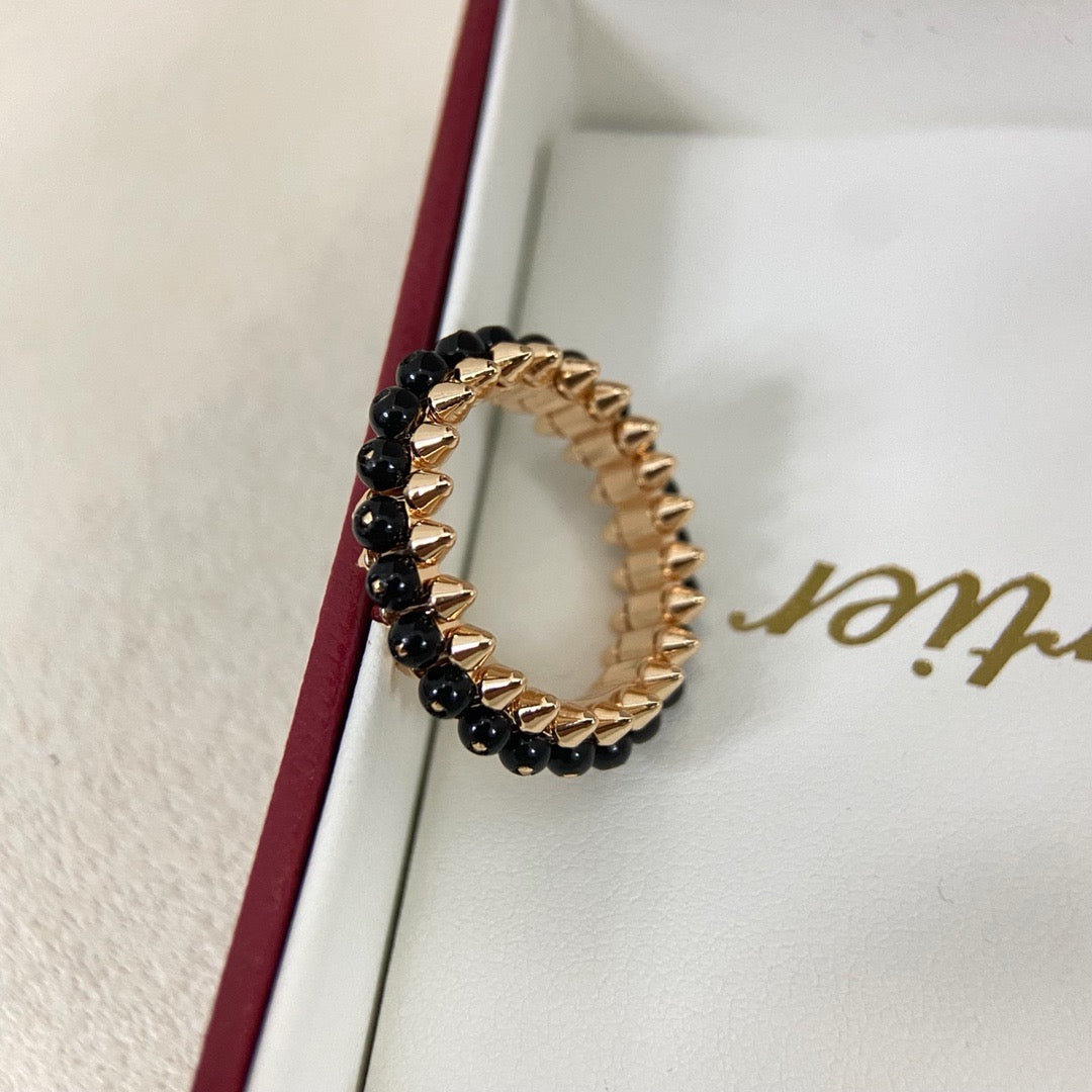 [Limara] CLASH 7.9MM AGATE CHALCEDONY RING