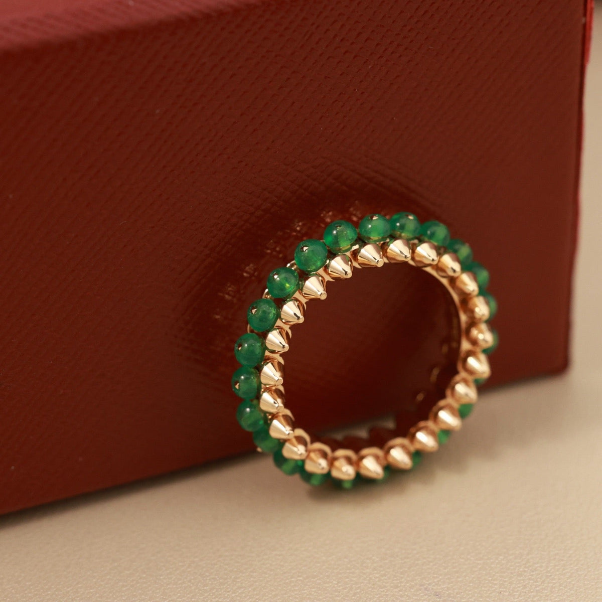 [Limara] CLASH 7.9MM AGATE CHALCEDONY RING
